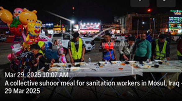 مائدة سحور رمضانية